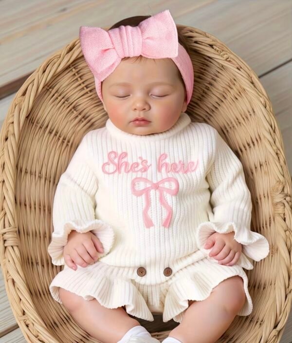 Angel knit Newborn photo Outfit