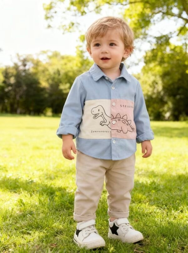 Dino Adventure Collared Co-ord Set