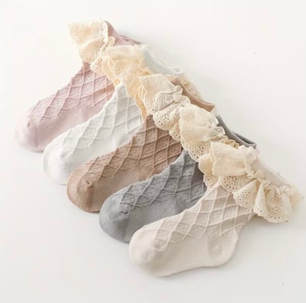 Princess Lace Trim Baby Socks