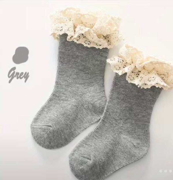 Princess Lace Mid-Calf Socks