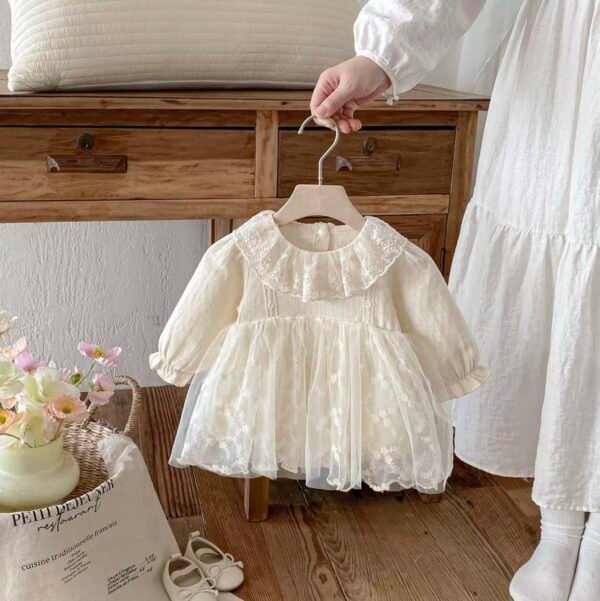 Sweet Lace Doll Collar Princess Dress