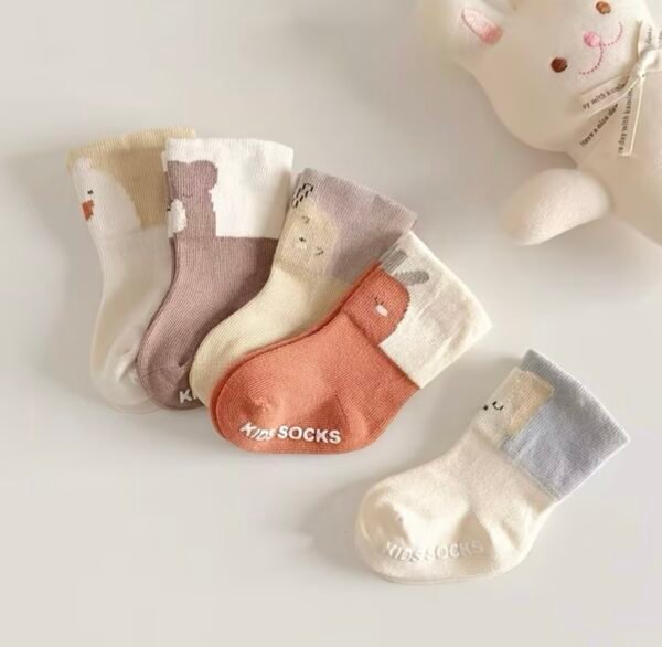 Little Paws Non-Slip Mid-Calf Socks
