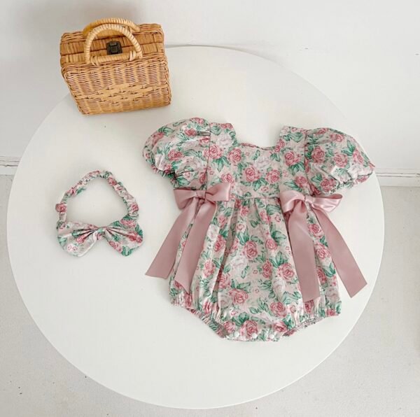 Sweet Summer Baby Girl Romper