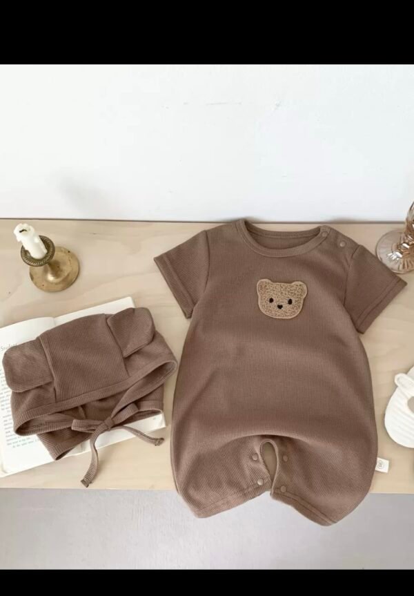 Bear Hug Knit Romper Set – Baby Unisex