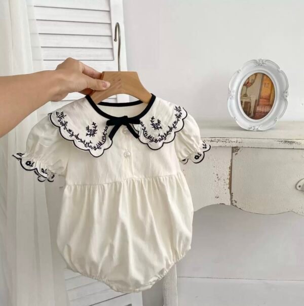 Sweet Bow Blossom Romper 🖤